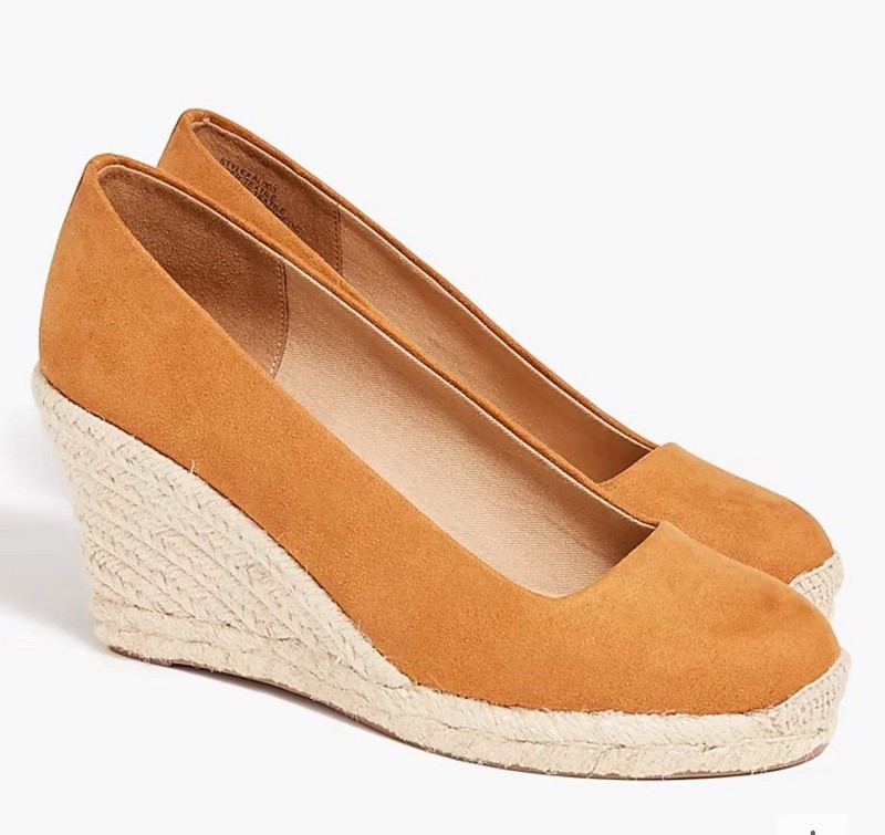 J. Crew Shoes Women’s Espadrille Wedges Sueded Size 7 Pale Clay Shoes