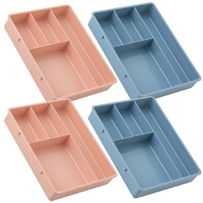 4 Pcs Aufbewahrungsbox Aus Kunststoff Desktop Ordnungsbehälter Lagerplätze
