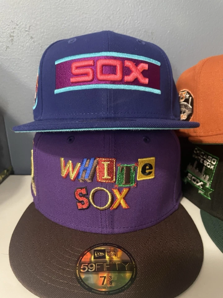 Hat Club exclusivo paquete 7 3/8 Chicago White Sox Foto 2 de 4