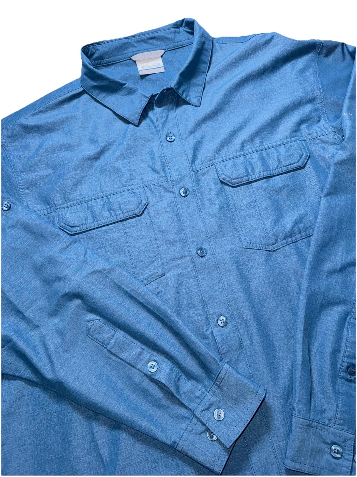 Columbia Long Sleeve Button Up Shirt Men’s XL Omni Wick Fishing Hiking Outdoor
Opens in a new window