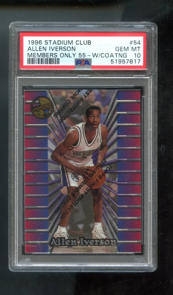 Allen Iverson 10 Graded Basketball Sports Trading Cards