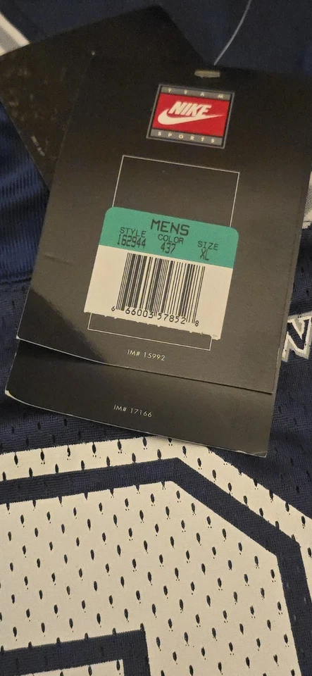Camiseta De Colección Años 90 Michael Irvin Nike Team Dallas Cowboys Talla XL Azul Visitante Nueva Foto 3 de 4