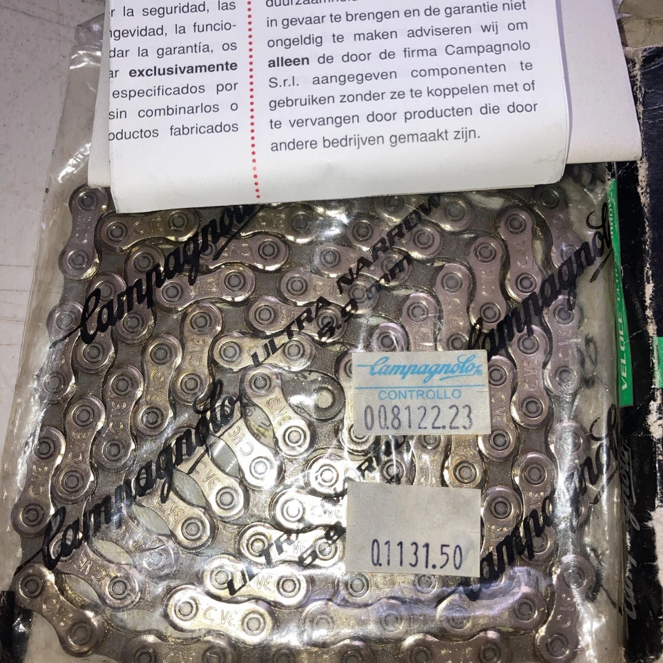 NEW Campagnolo VELOCE Ultra Narrow 10 Speed Chain Fits 091-C-07 EA CA-10SPVC - Image 2 of 4