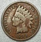 1909 Indian Head Cent Penny