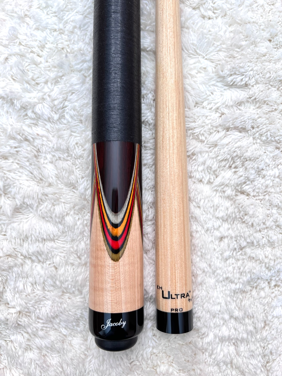 Jacoby Pool Cue w/ 11.75 or 12.75 Pro Shaft (Butterfly Points