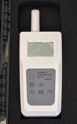 HM550 Digital Temperature & Humidity Meter   Accurate, Portable, and Reliable!
