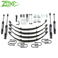 Zone 4 Leaf Spring Lift Kit Wnitro Shocks For 1987-1995 Jeep Wrangler Yj 4wd