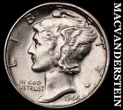 1944 Mercury Dime- Silver- Brilliant Uncirculated Luster No Reserve #J7110