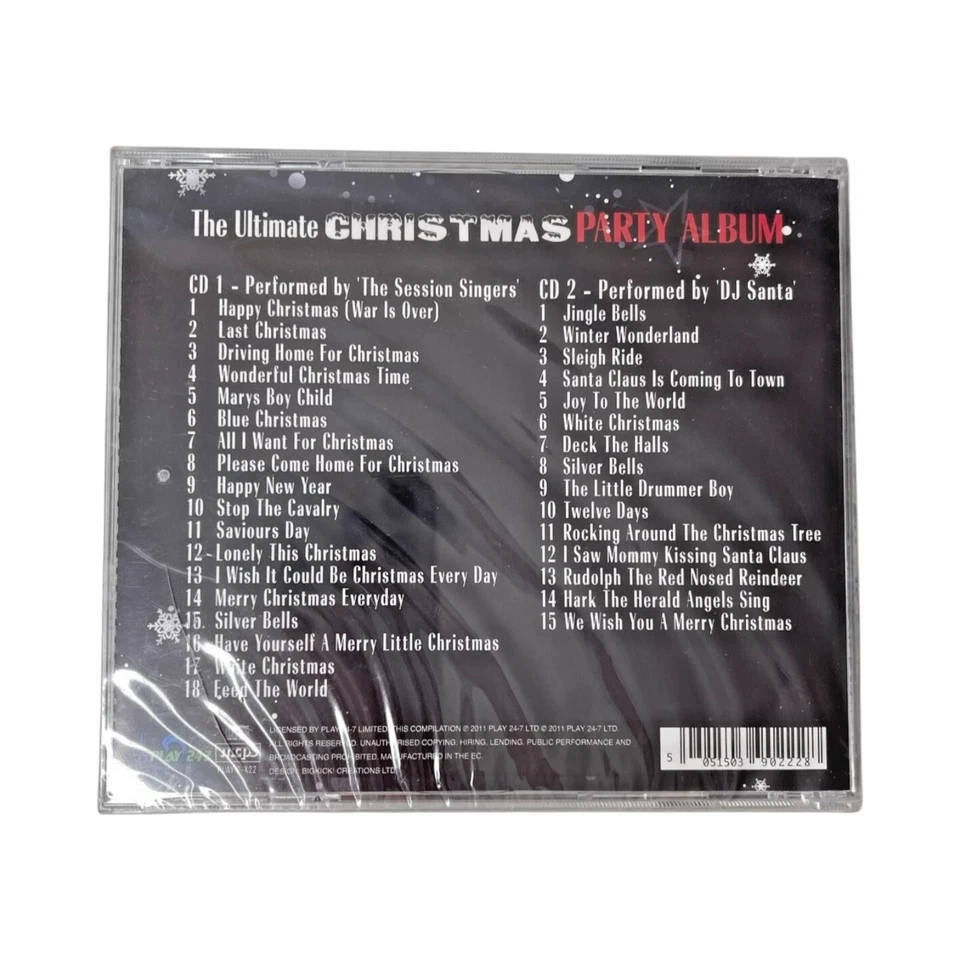 Christmas Ultimate Party Album 2 Disc CD Set 32 Festive Hits New Sealed - Image 3 of 4