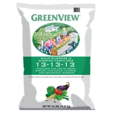 Lebanon Seaboard GreenView Multi-Purpose & Starter Fertilizer NPK 13-13-13 (33#)
