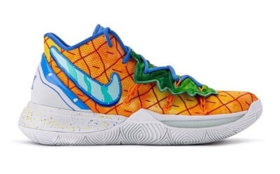 Size 18 - Nike Kyrie 5 x SpongeBob SquarePants Pineapple House 2019