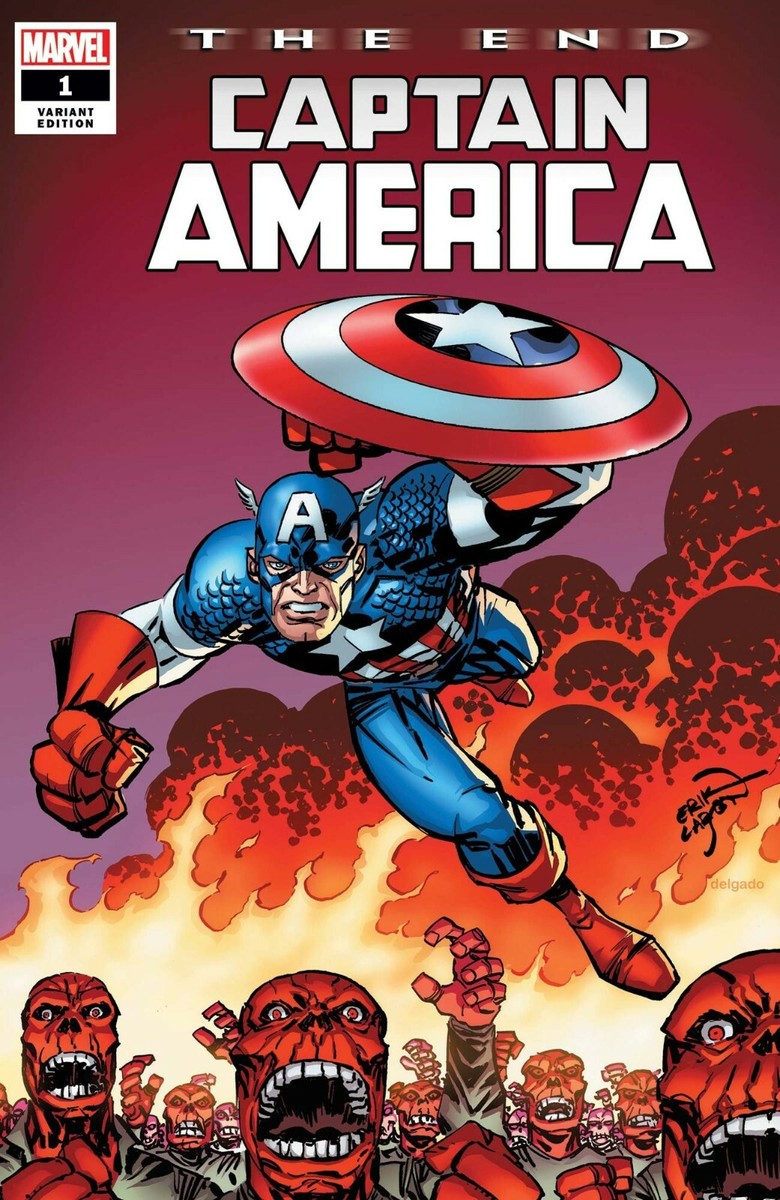 CAPTAIN AMERICA THE END 1 ERIK LARSEN VARIANT NM | eBay