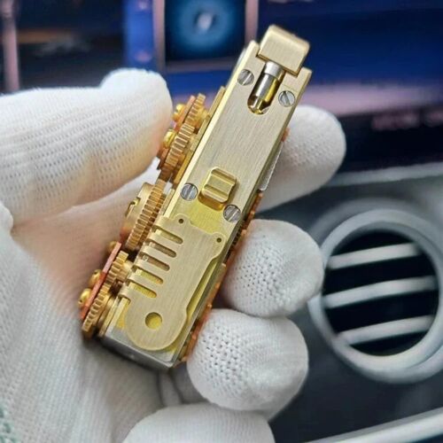 Creative Rare Steampunk Vintage Lighters Custom Retro Kerosene Lighter Men Gifts - Picture 9 of 15