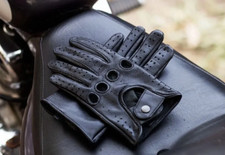 MEN'S GENUINE TOP QUALITY LEATHER DRIVING GLOVES SWIFT WEARS