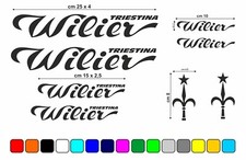 Kit adesivi tuning in vinile per telaio bici strada Wilier Triestina