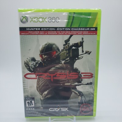 Crysis 3 - Hunter Edition (Microsoft Xbox 360, 2013) New Sealed READ DESCRIPTION