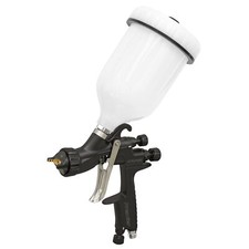Image of Sealey HVLP Gravity Feed Spray Gun 1.3mm Set-Up - HVLP05