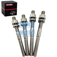 Titanium Cylinder Case Crankcase Studs Upgrade Kit for Honda TRX400X 2009, 12-14