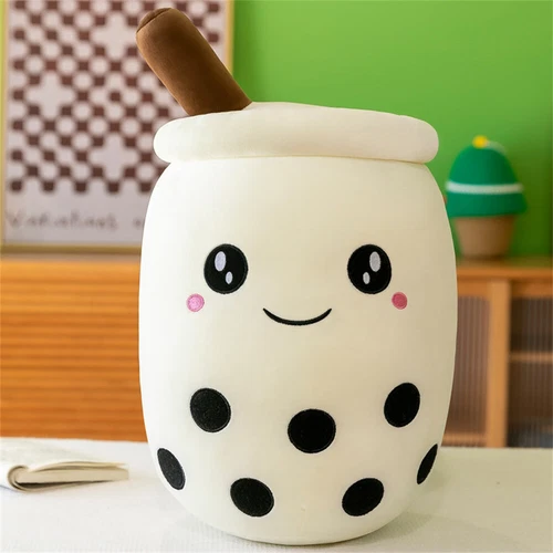 Bubble Tea Kuscheltier Plüschtier Boba Tee Kissen Plushie Plüsch Kissen Puppe DE - Bild 29 von 46