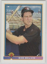 1991 Bowman #89 Bob Melvin Baltimore Orioles Giants Manager