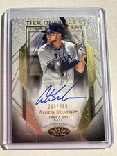 K84,579 - 2020 Topps Tier One Talent Auto #T1TAAM Austin Meadows #/299