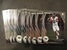 Player Lot of (12) JAMIE NEWMAN Wake Forest 2021 Prizm Draft Picks rookie cards