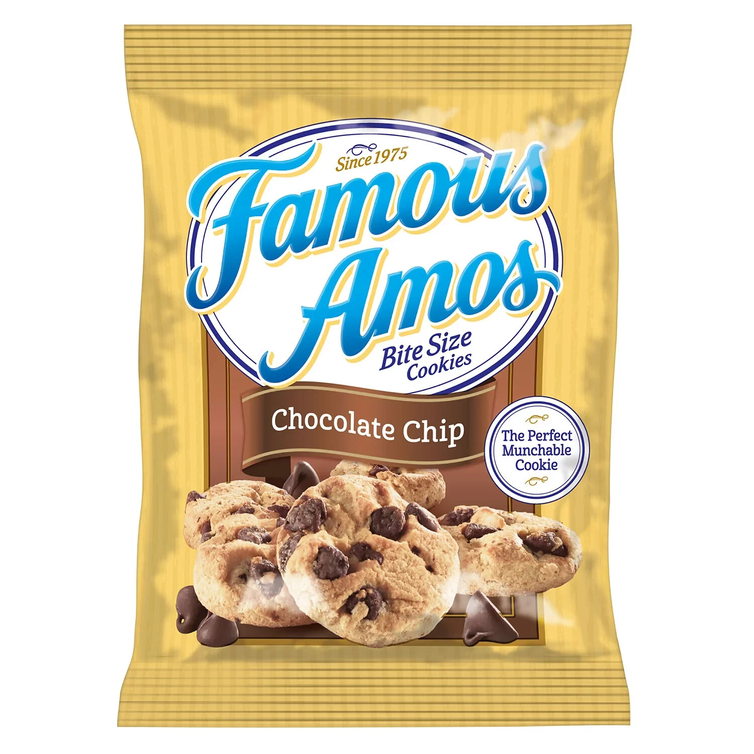 Famous Amos Chocolate Chip Cookies (422 oz Pouches) BiteSize Cookies
