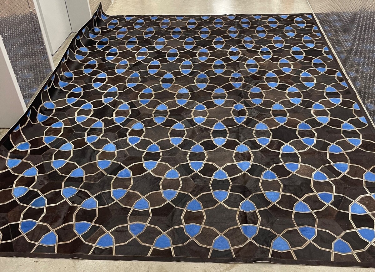 AUTHENTIC MANSOUR MODERN HIDE RUG 