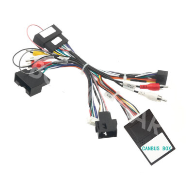 Car Radio Audio Power Wire Harness Cable Adapter W/Canbus Box Fit For Ford F150