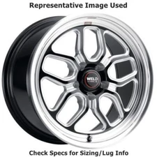 Weld Racing S10709021P29 Laguna 20"x9" Wheel - Gloss Black Milled - Diamond Lip