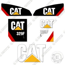 Fits Caterpillar 329F L Excavator Decals Reproduction Stickers 329-FL 329 F L