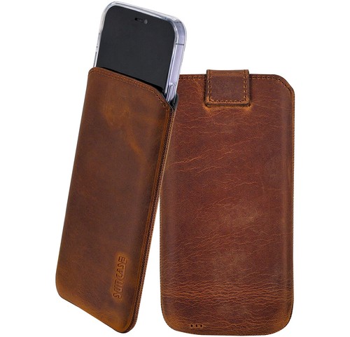Custodia Flip Cover Super Slim Suncase Custodia In Pelle Per IPhone 7 Plus/ iPhone 6S Plus Pelle Di Alta Qualità Cuciture A Mano
