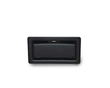 KeraDomo Überlauf eckig in SCHWARZ / Ersatzteil / systemceram