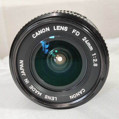 Canon キャノン New FD 24mm F2.8 MF Wide Canon NFD New FD 24mm f2.8 MF Wide Angle Lens '' Near MINT '' From