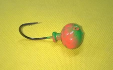 Tog Jigs FOOTBALL Green Orange Blackfish Tautog 2X STRONG HOOKS 1oz 2oz 3oz T&A