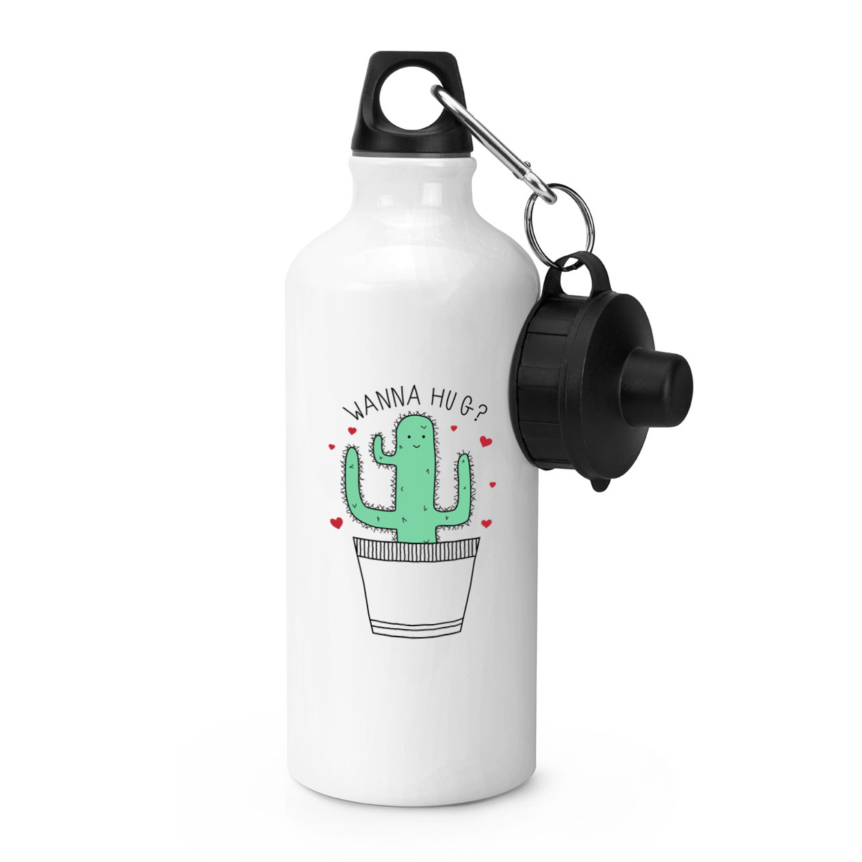 Cactus Wanna Hug Sports Drinks Water Bottle
