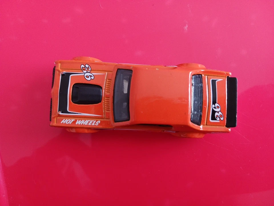 Hot Wheels 1968 68 Mercury Cougar Orange #36 Race Car Diecast USED NM Condition - Image 4 of 4