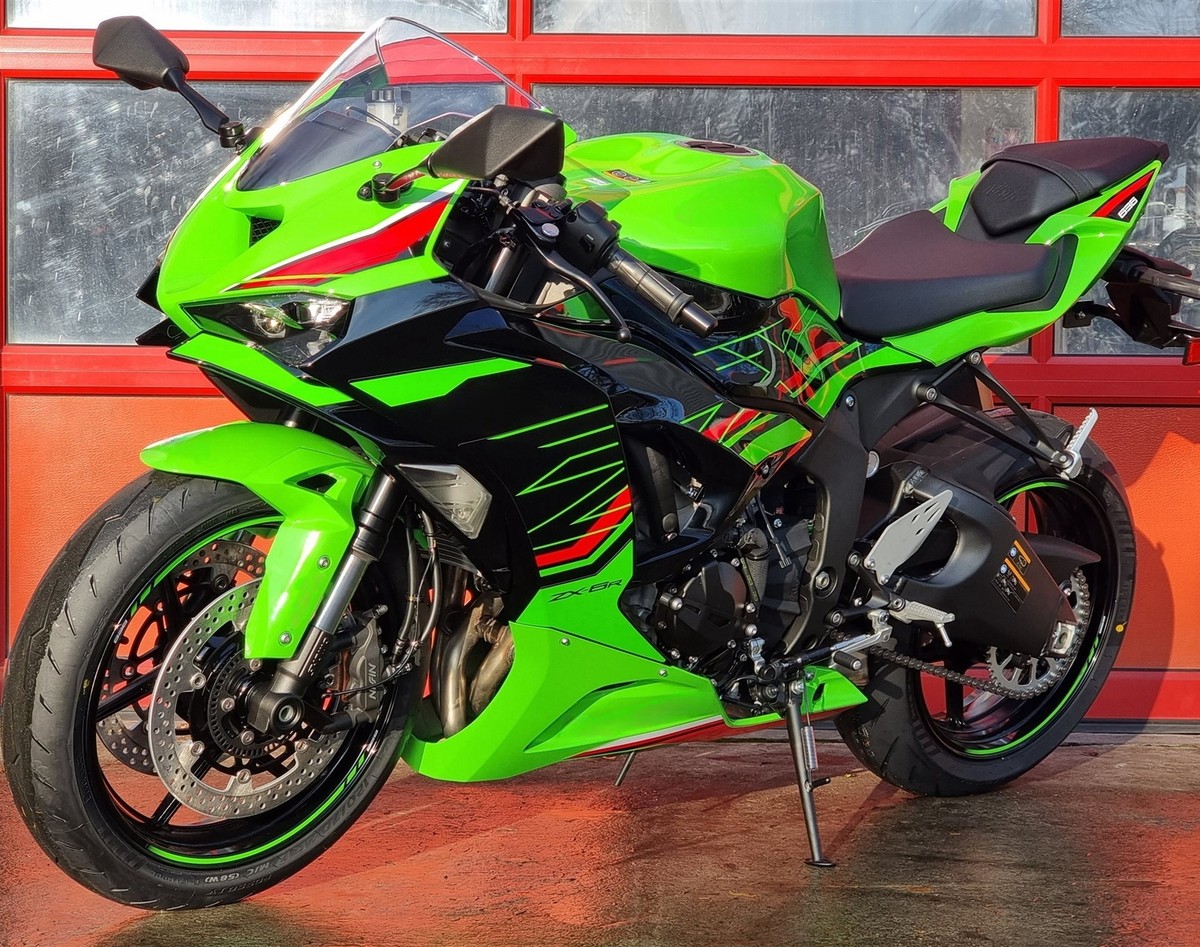 Green Black ABS Bodywork Fairing Kit For Kawasaki Ninja ZX6R