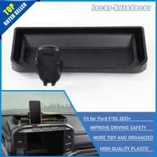 Central Console Dash Tray Phone Holder Storage Box Organize for Ford F150 2021+