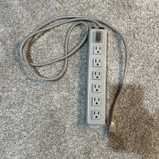 Tripp Lite 3-Outlet 6ft 15A Power Strip TLM306NC w/Illuminated ON/OFF