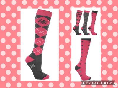 Riding Socks, Keep Calm Get Muddy, Pack of 3, Ladies, Size 4-8, FREE UK Postage