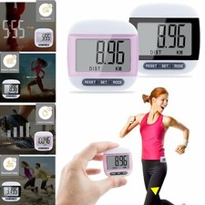 Neu Digital LCD Schritt Gehen Schrittzähler Kalorienzähler Entfernung Fitness Laufen Gürtel