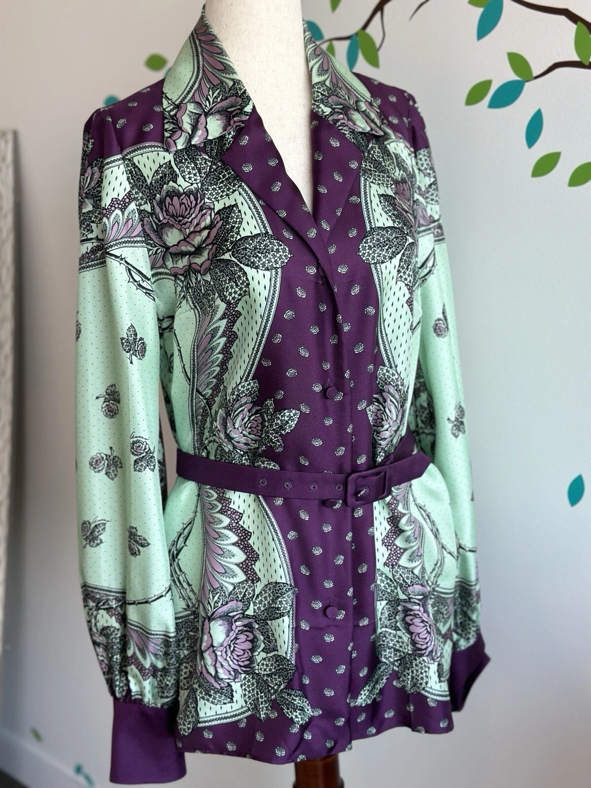 Gucci Silk Shirt Size IT 40 (XS or US 2) new in 2024!