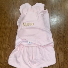 Halo Sleep Pink Sleepsack Swaddle. Baby Girl. Newborn to 3M. 6-12 Lbs  Alyssa  