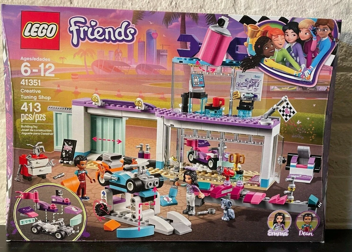Brand New LEGO 41351 Friends Creative Tuning Shop 413 Pieces Fast Shipping
