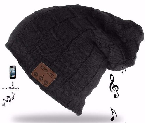 Cuffia cappello berretto lana bluetooth musica ricaricabile USB inverno  caldo | eBay
