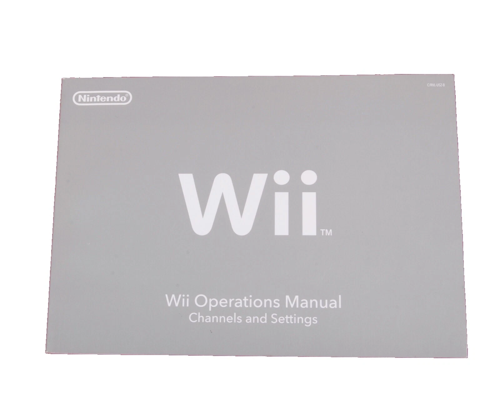 Wii - Original Video Game Manuals Art