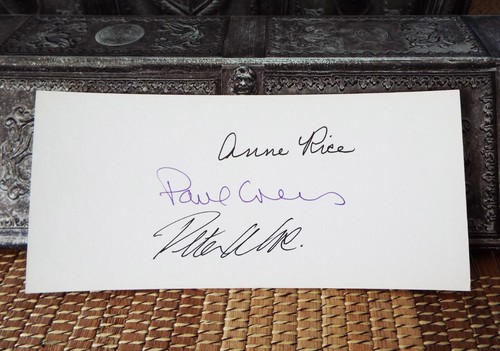 NOSFERATU METAL POPCORN BUCKET SARCOPHAGUS + ANNE RICE SIGNATURE CARD VAMPIRE - Picture 15 of 20