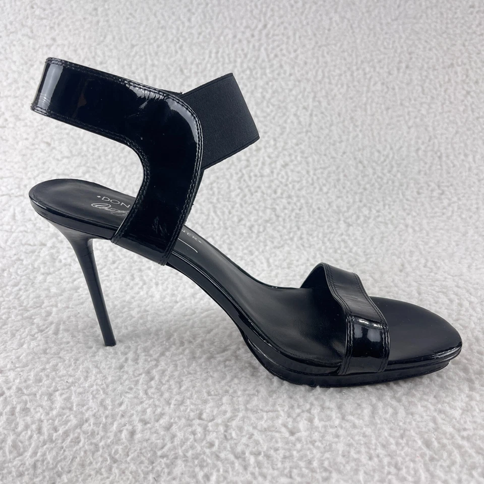 Tacones de aguja Donald Pliner Magda charol negro talla 8M Foto 3 de 4
