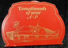 Compliments of Your A&P Sewing Needles West Germany Grocery Store